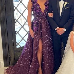 Marchesa designer evening gown